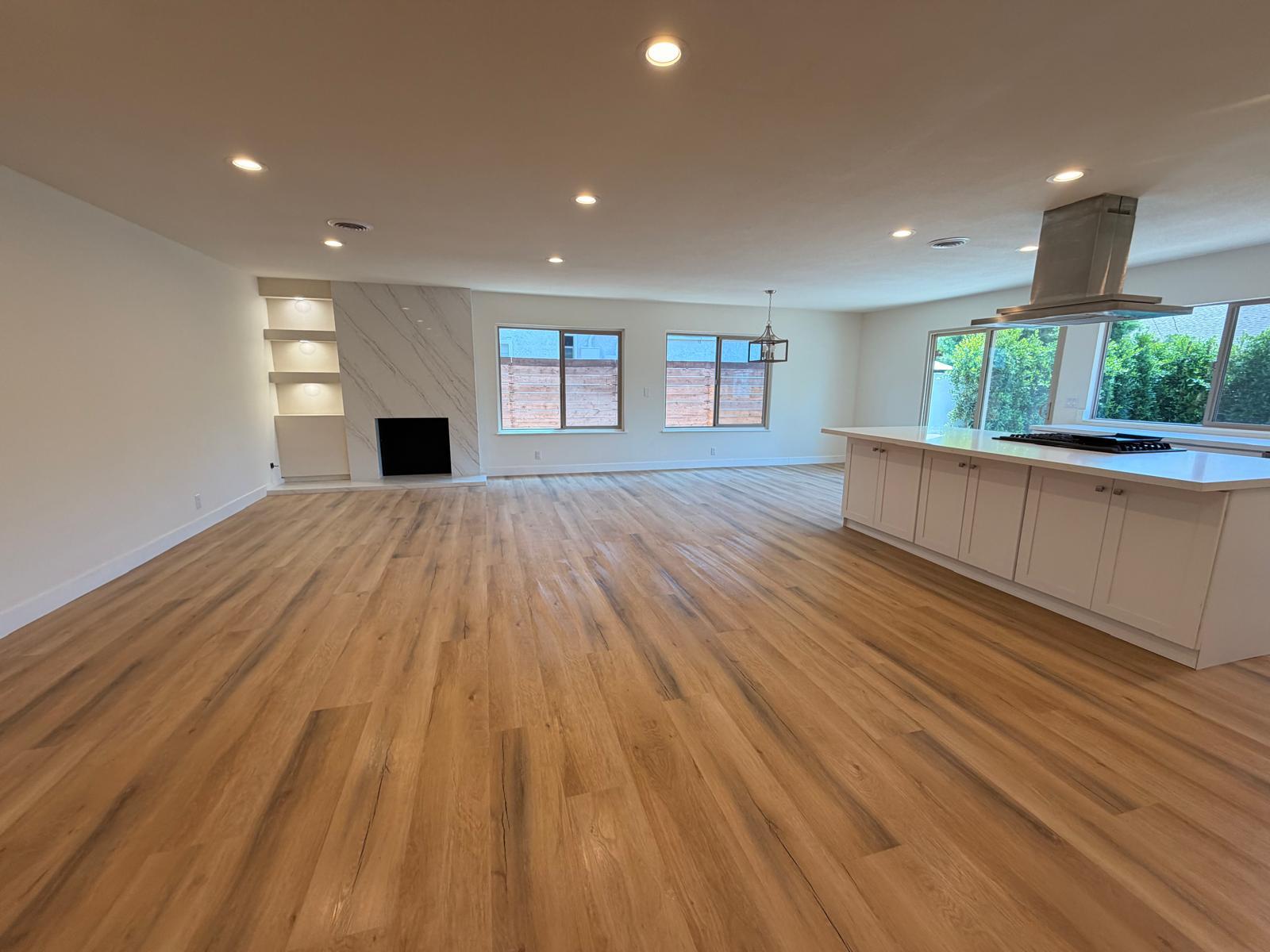 Real empty Orange County home cleaned and ready for a move